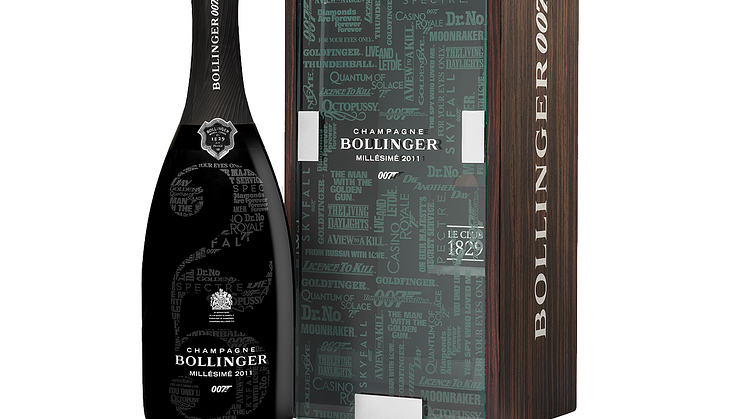 Bollinger och 007 lanserar exklusiv Limited Edition Millésimé 2011