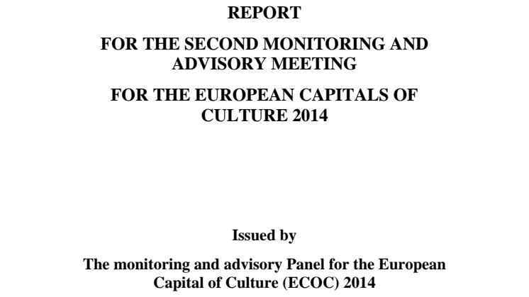 ECOC Monitoring Report