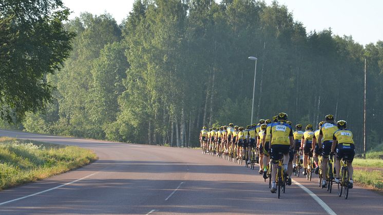 Idag är det avfärd för Team Rynkeby Täby mot Paris