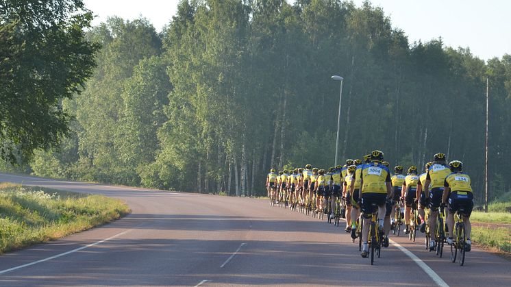 Idag är det avfärd för Team Rynkeby Täby mot Paris