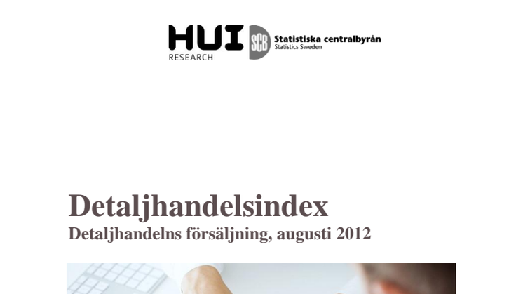 HUI's detaljhandelsindex augusti 2012