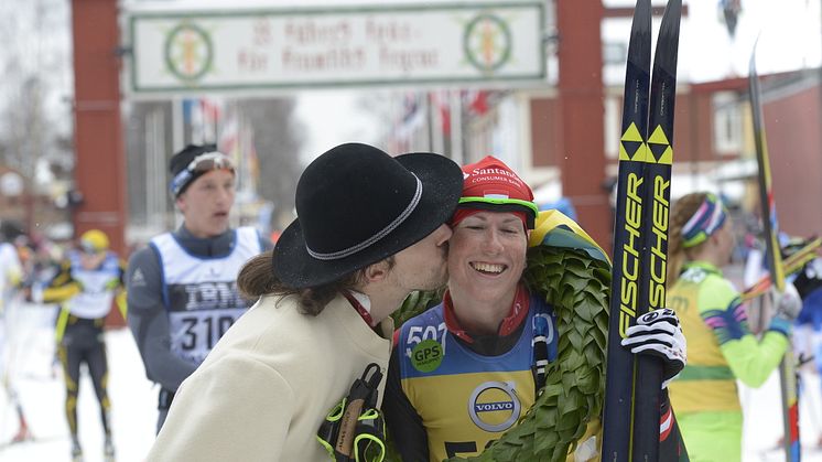 Katerina Smutná, Österrike, vann Vasaloppet 2016