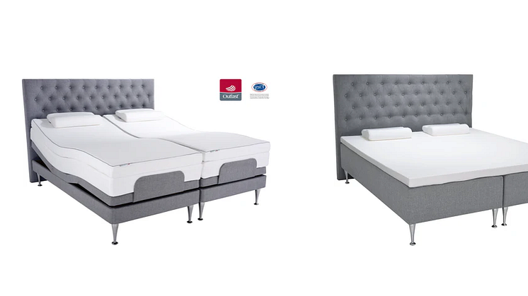 Upplev den ultimata sovkomforten med TM:s nya serie av ergonomiska ställbara sängar
