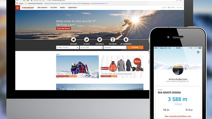 SkiStar lanserar nya digitala plattformar 
