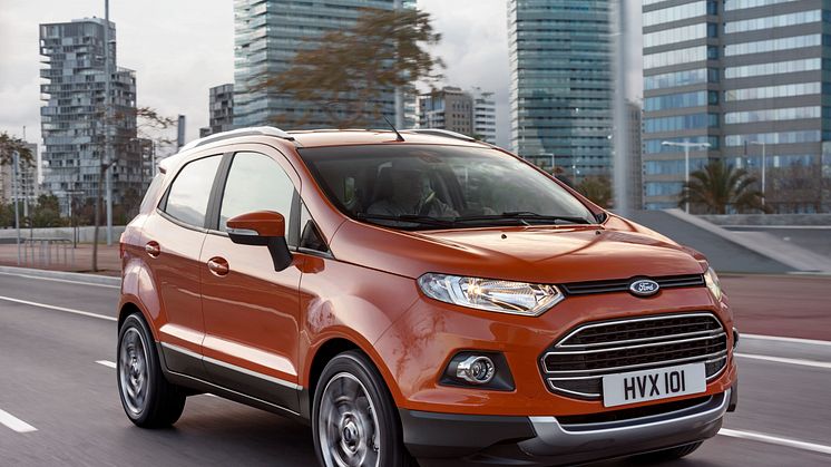 Ford lanserar hela Tourneo-serien och den nya SUV:en EcoSport i Genève – plus mer information om fortsatt utbyggnad av modellprogrammet 