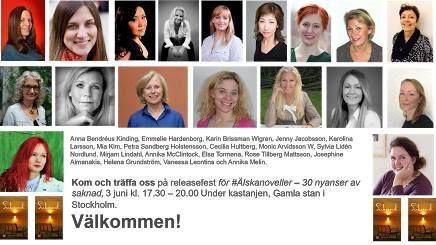I morgon lanseras novellsamlingen Älskanoveller - 30 nyanser av saknad med författare från Bygdeå i norr till Blentarp i syd