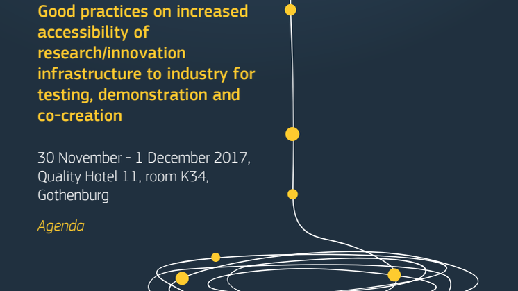 Konferensagenda RISE Göteborg 30/11-1/12 2017
