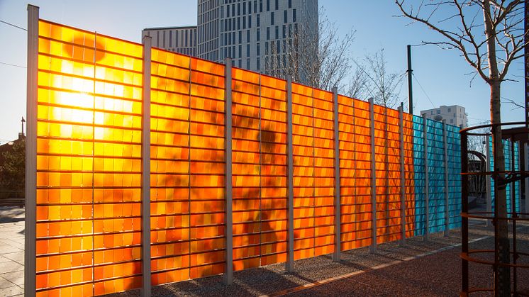 Wind Wall av konstnärsgruppen Fundament. Foto Lars Bendroth