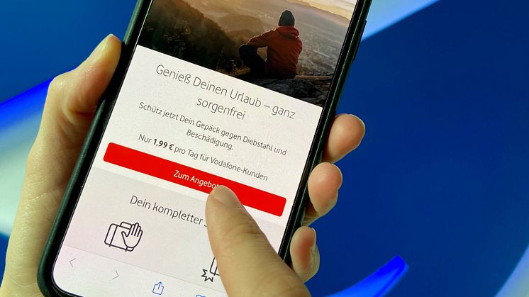 Gut unterwegs: Vodafone und Zurich vereinbaren Partnerschaft und entwickeln exklusiv eine digitale Reisegepäckversicherung 