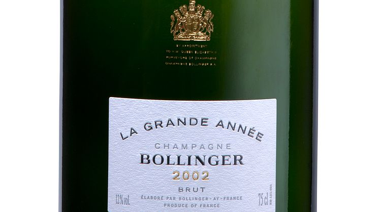 Ny årgång av Bollinger La Grande Année