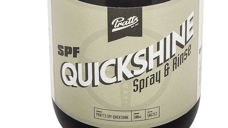 Pratts Quickshine. Ett perfekt sätt att underhålla fordonets lackskydd under säsongen!