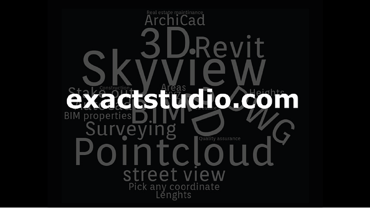 Exact och SkyMap fördjupar sitt samarbete genom att integrera SkyView i den nya digitala leveransplattformen Exactstudio.com.