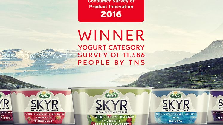 Arla skyr wins Product of the Year 2016