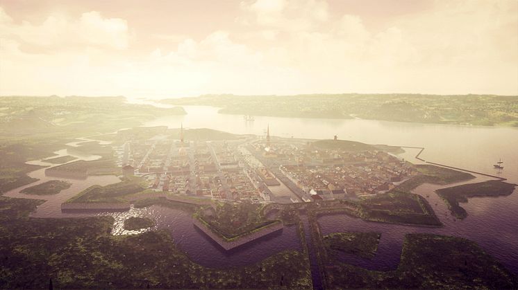 Följ med på en virtuell tidsresa och upptäck den historiska staden! 