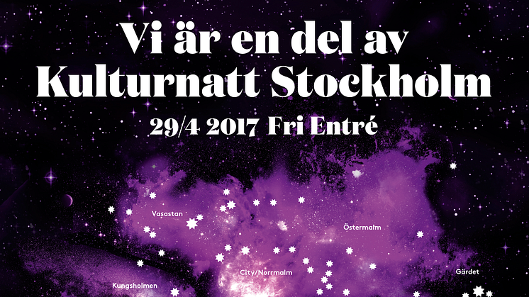 29/4: Vårkänslor i Humlegården – besök oss under Stockholms kulturnatt!
