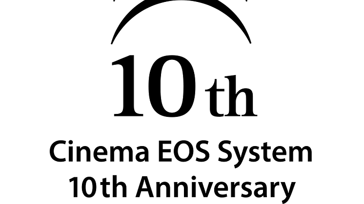 Canon Cinema EOS System 10th anniversary logo 
