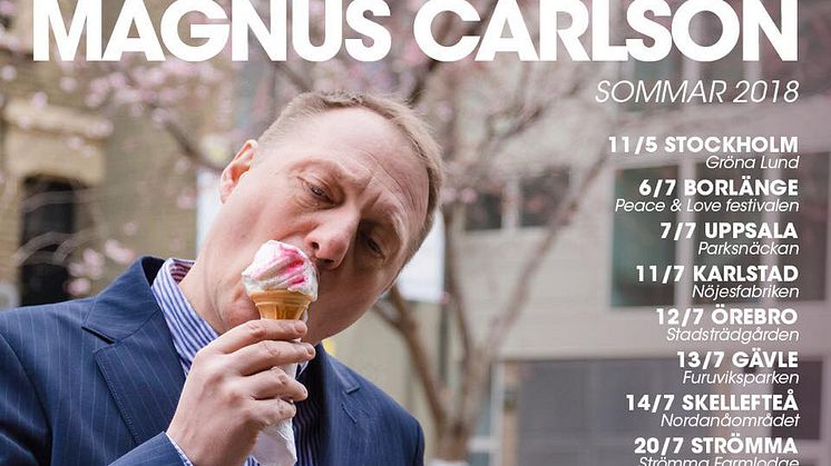 Magnus Carlson åker på sommarturné, släpper ny singel samt album exklusivt för UK 