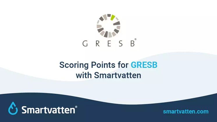 Scoring Points for GRESB with Smartvatten
