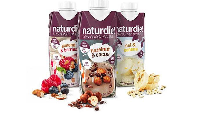 Naturdiets nya Low sugar shakes med naturliga smaker