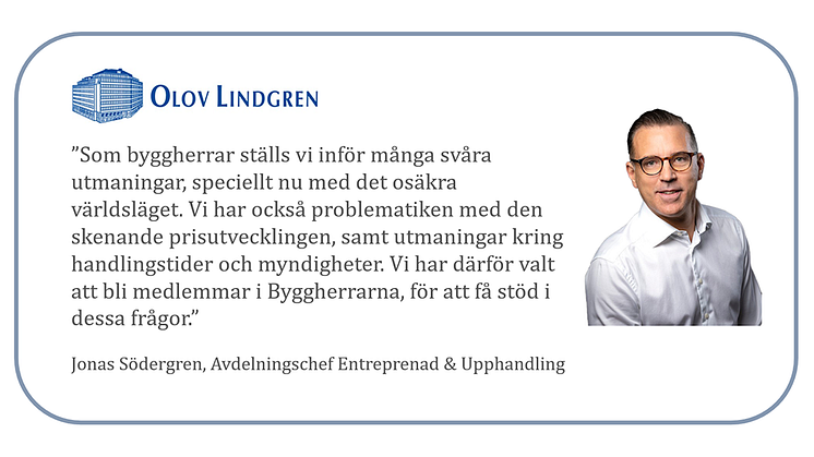 Olov Lindgren AB ny medlem