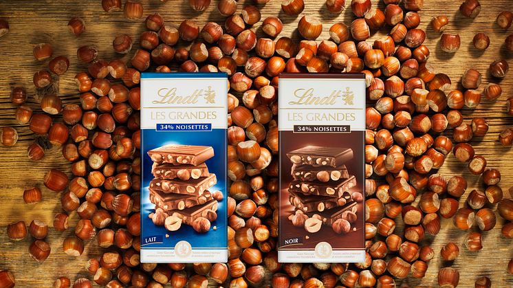 Nötälskare, se hit! Lindt kan stolt presentera ett helt nytt varumärke inom chokladkakor – Lindt Les Grandes! 