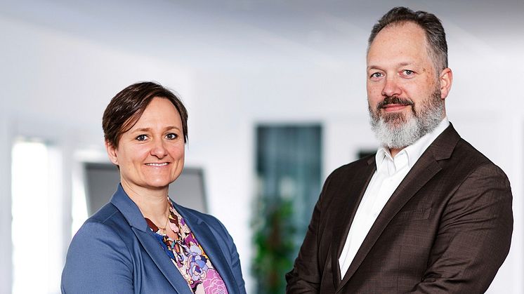 Kathrine Hogseth, CEO & Gustaf Westerlund, founder CRMK