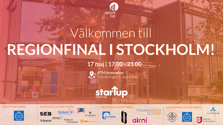 Välkommen till Regionfinal i Stockholm i STARTUP 2022!