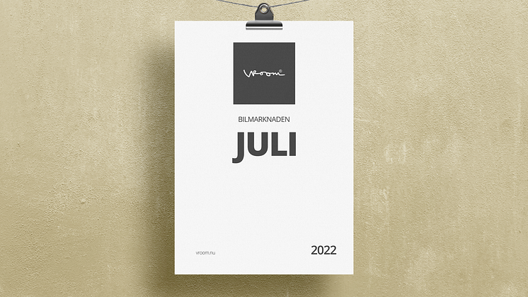 Bilmarknaden juli 2022