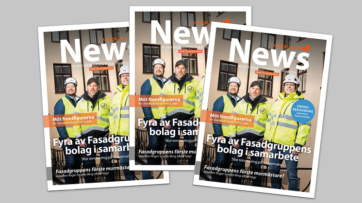 Fasadgruppen News - nytt nummer ute nu!