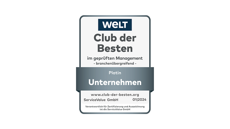 Ehrung für den „Club der Besten 2024“ 