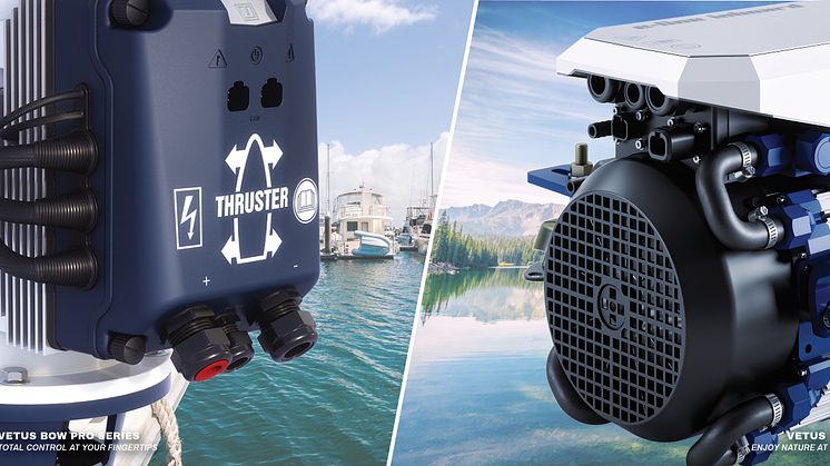 VETUS thrusters and electric propulsion solutions can now be connected to the NMEA 2000 network