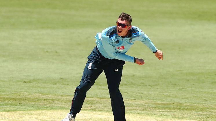 Dan Lawrence took four for 28 for England Lions against Cricket Australia XI (credit: Getty Sport)