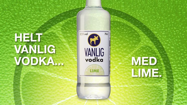 Storfavoriten Vanlig Vodka PET lanseras med limesmak på Systembolaget.