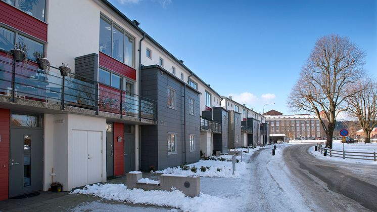 AB Bostäder i Borås, Kvarteret Olofsholm - Radhusliknande lägenheter i centrala Borås