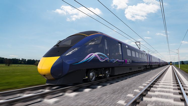 Hull Trains branded Hitachi Inter City train