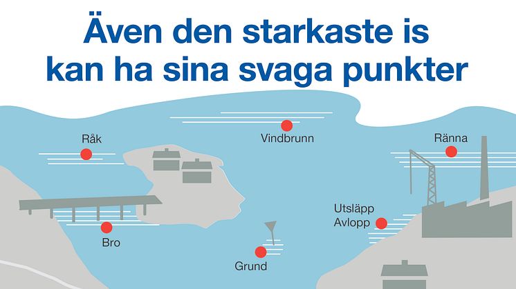 Issäkerhetsrådet uppmanar till stor försiktighet om isarna ska beträdas