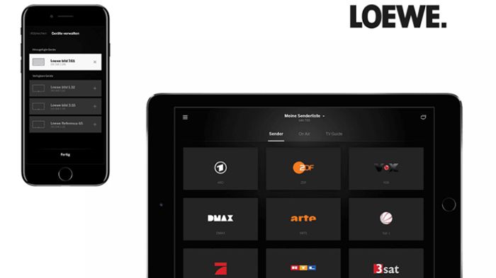 Ny flexibel Loewe app - alla smarta funktionerna samlade på ett ställe.