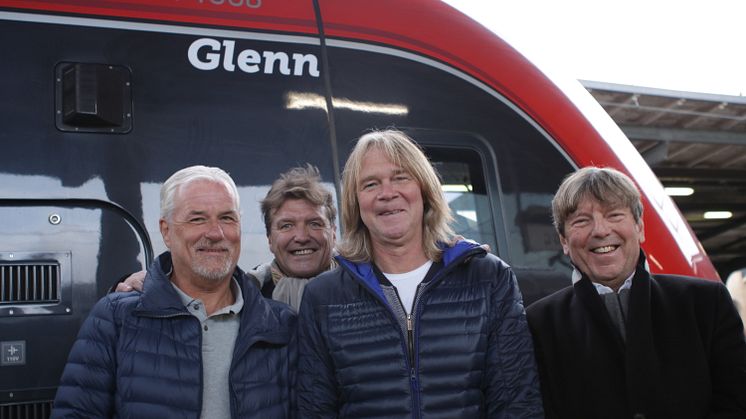 Glenn Hysén, Glenn Schiller, Glenn Strömberg och Glenn Holm. Foto: Jay Veesualz