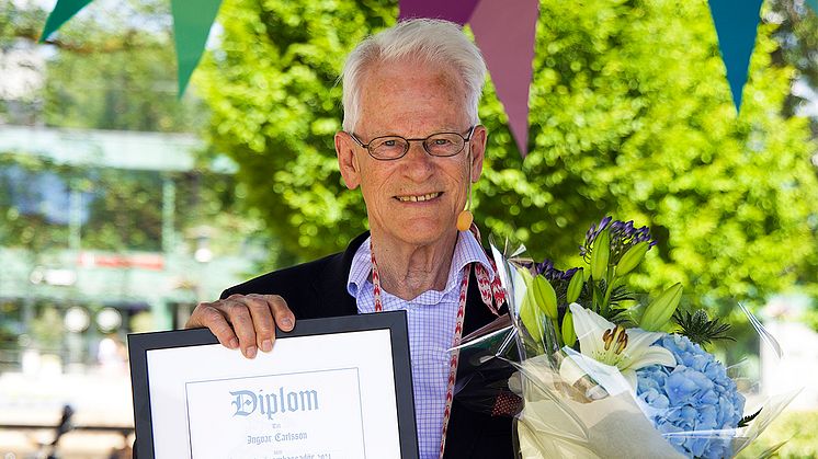 Ingvar Carlsson är årets Boråsambassadör 2021. Foto: Maria Fallbäck