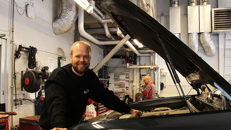 Finalist i årets mekaniker konkurranse - Bjørn Inge Lånan Nicolaisen. 