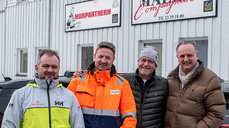 Magne Helander, Vidar Stavdal, Trond Berger og Tom Rindal.