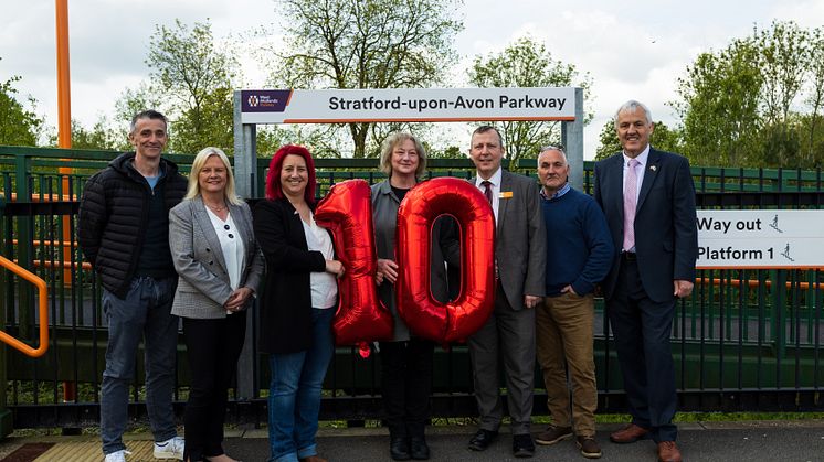 Stratford Parkway station celebrates its tenth birthday