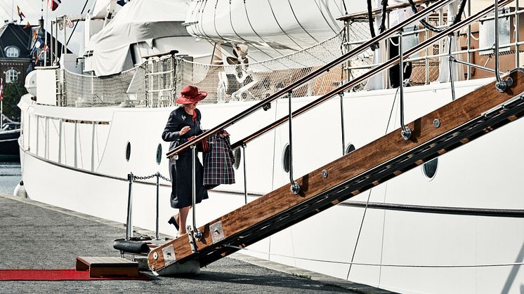 The exhibition "DANNEBROG" celebrates the Danish Royal Yacht
