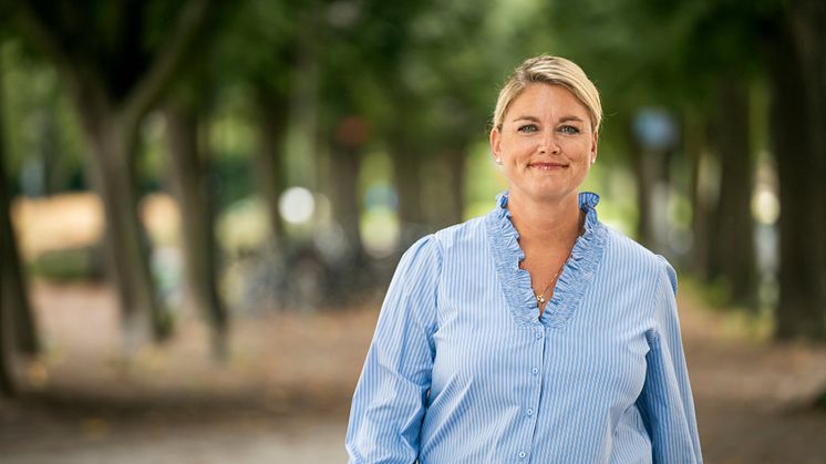 Valborgstalare är stadsdirektör Pernilla Anderberg. Foto: Oskar Fäldt