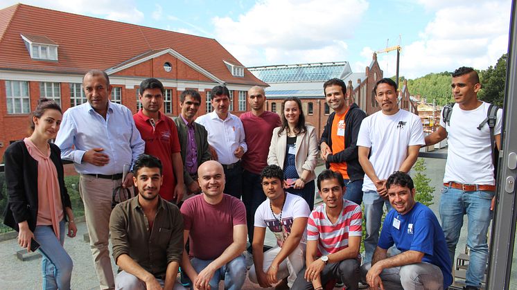 Teilnehmerinnen und Teilnehmer der 1. Sommerschule 2016. © TH Wildau / Bernd Schlütter