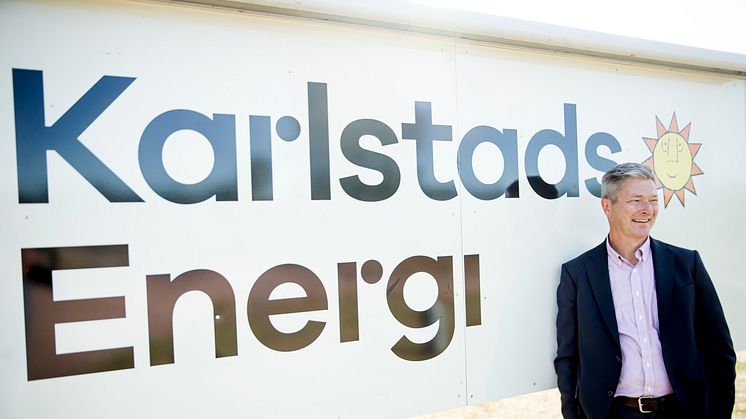 Erik Kornfeld, vd på Karlstads Energi, kan konstatera att Karlstads Energi redovisar ett rekordresultat för 2021.