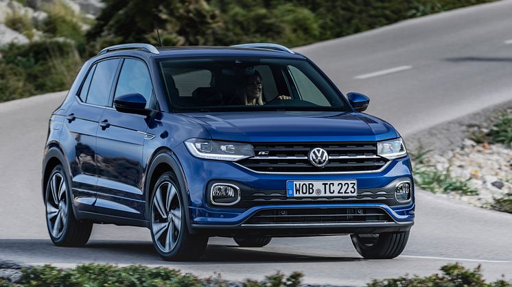 Nya Volkswagen T-Cross får fem stjärnor i Euro NCAP
