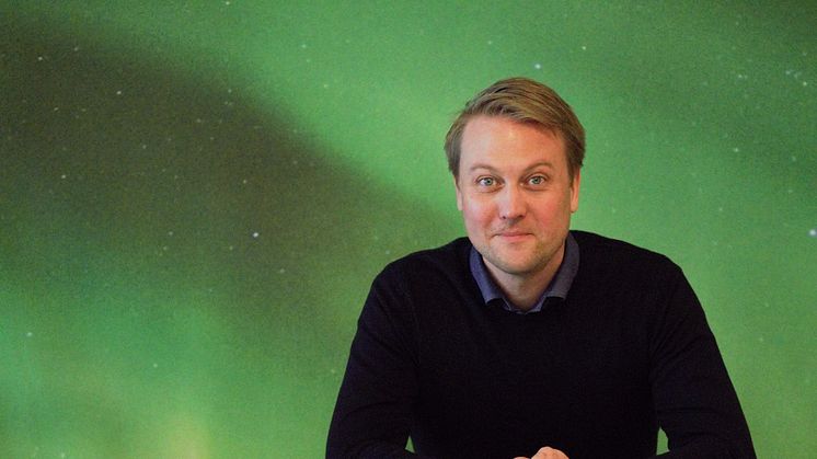 Anders Rebbling, doktorand på institutionen för tillämpad fysik och elektronik. Foto: Eleonora Boren