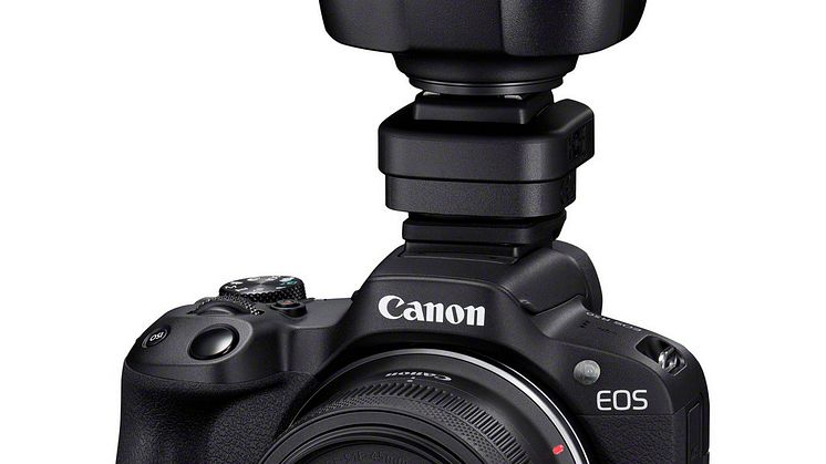 Canon EOS R50_ BlackFrontSlantLeft_RF-S18-45mm(BK)_AD-E1_EL-100