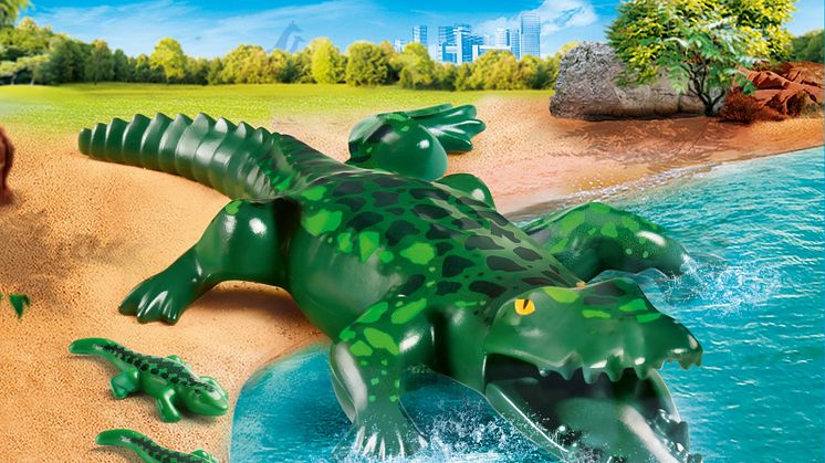 Alligator mit Babys (70358) von PLAYMOBIL
